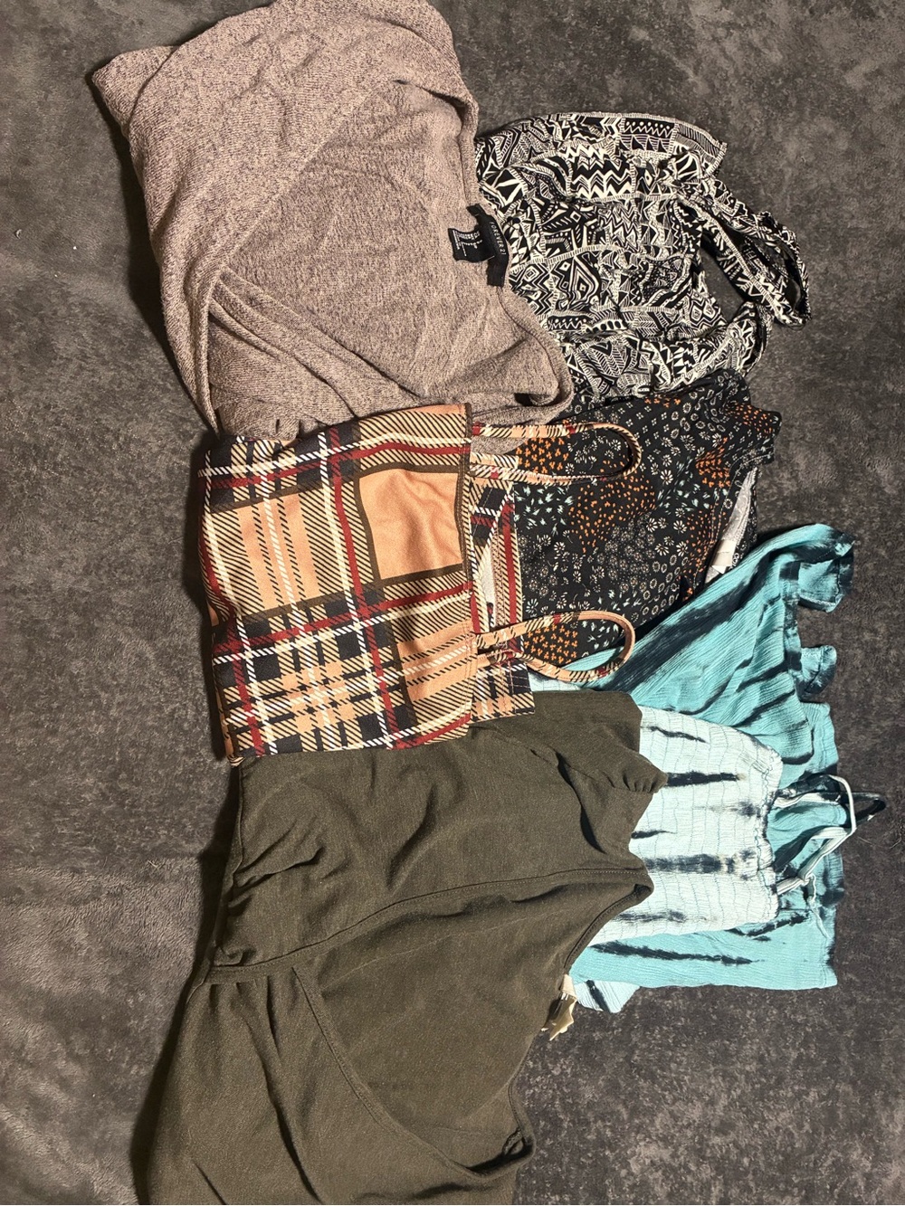 Mixed Maxi/Midi/Mini Dress Bundle - Olive, Plaid, Teal, Beige